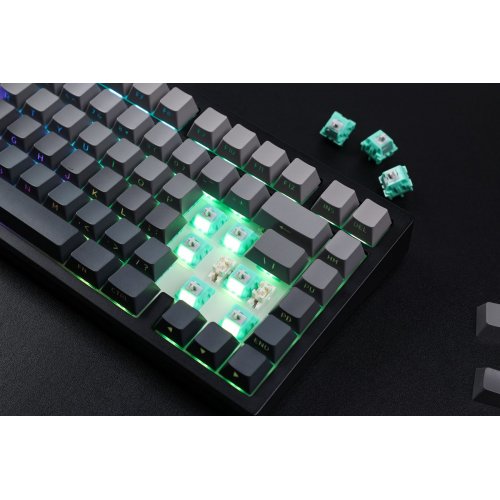 Купить Клавиатура MCHOSE G75 Pro RGB Mechanical Matcha Latte Switch V2 Wireless (MC-G75-13A) Black - цена в Харькове, Киеве, Днепре, Одессе
в интернет-магазине Telemart фото
