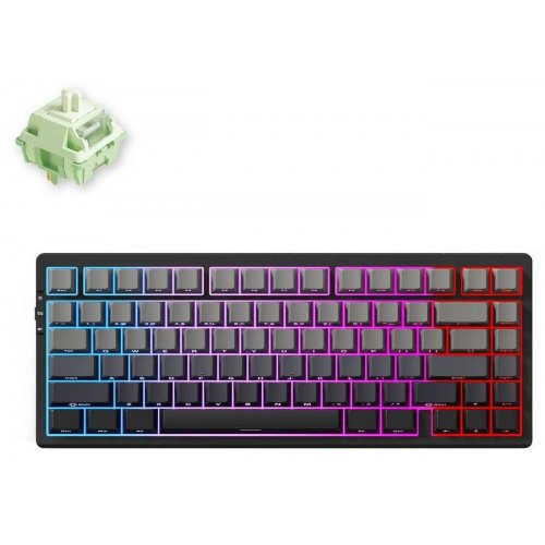 Клавіатура MCHOSE G75 Pro RGB Mechanical Matcha Latte Switch V2 Wireless (MC-G75-13A) Black купити в Україні: Київ, Львів, Хмельницький, Тернопіль, Івано-Франківськ | Низька ціна, відгуки, характеристики від TELEMART фото