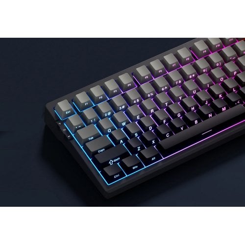 Купити Клавіатура MCHOSE G75 Pro RGB Mechanical Matcha Latte Switch V2 Wireless (MC-G75-13A) Black - ціна в Києві, Львові, Вінниці, Хмельницькому, Франківську, Україні | інтернет-магазин TELEMART.UA фото