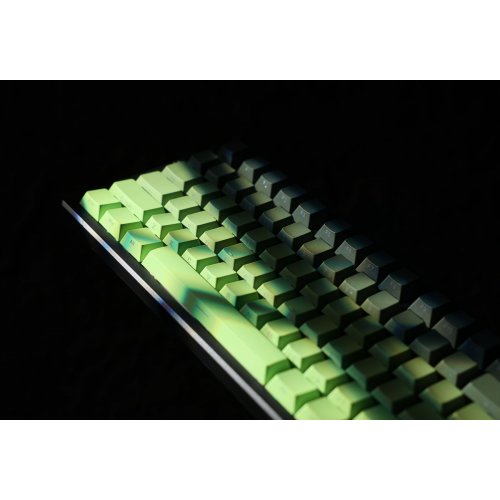 Клавиатура MCHOSE G75 Pro RGB Mechanical Matcha Latte Switch V2 Wireless (MC-G75-21) Black/Green Gradient купить в Украине: Киев, Днепр, Харьков, Одесса  | Низкая цена, отзывы, характеристики от TELEMART фото