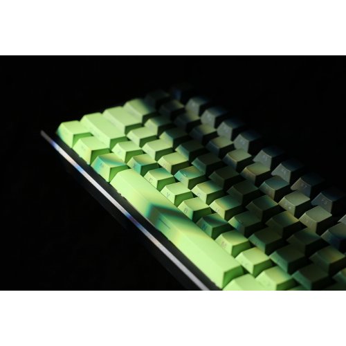 Клавиатура MCHOSE G75 Pro RGB Mechanical Matcha Latte Switch V2 Wireless (MC-G75-21) Black/Green Gradient купить в Украине: Киев, Днепр, Харьков, Одесса  | Низкая цена, отзывы, характеристики от TELEMART фото