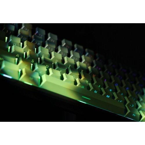 Клавиатура MCHOSE G75 Pro RGB Mechanical Matcha Latte Switch V2 Wireless (MC-G75-21) Black/Green Gradient купить в Украине: Киев, Днепр, Харьков, Одесса  | Низкая цена, отзывы, характеристики от TELEMART фото