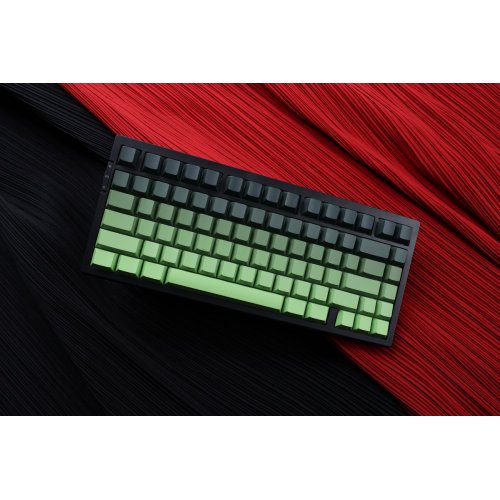 Клавиатура MCHOSE G75 Pro RGB Mechanical Matcha Latte Switch V2 Wireless (MC-G75-21) Black/Green Gradient купить в Украине: Киев, Днепр, Харьков, Одесса  | Низкая цена, отзывы, характеристики от TELEMART фото