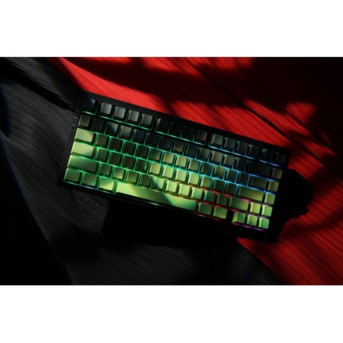 Клавиатура MCHOSE G75 Pro RGB Mechanical Matcha Latte Switch V2 Wireless (MC-G75-21) Black/Green Gradient купить в Украине: Киев, Днепр, Харьков, Одесса  | Низкая цена, отзывы, характеристики от TELEMART фото
