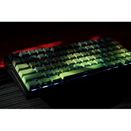 Клавиатура MCHOSE G75 Pro RGB Mechanical Matcha Latte Switch V2 Wireless (MC-G75-21) Black/Green Gradient купить в Украине: Киев, Днепр, Харьков, Одесса  | Низкая цена, отзывы, характеристики от TELEMART фото