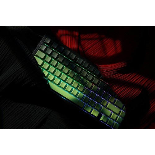 Клавиатура MCHOSE G75 Pro RGB Mechanical Matcha Latte Switch V2 Wireless (MC-G75-21) Black/Green Gradient купить в Украине: Киев, Днепр, Харьков, Одесса  | Низкая цена, отзывы, характеристики от TELEMART фото