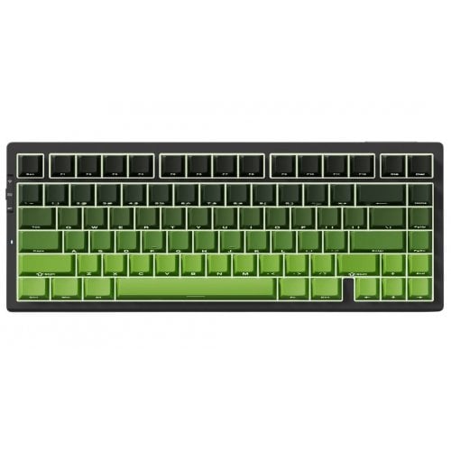 Купити Клавіатура MCHOSE G75 Pro RGB Mechanical Matcha Latte Switch V2 Wireless (MC-G75-21) Black/Green Gradient - ціна в Києві, Львові, Вінниці, Хмельницькому, Франківську, Україні | інтернет-магазин TELEMART.UA фото