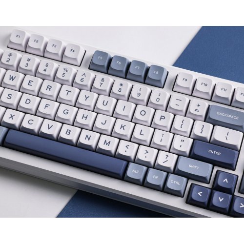 Клавиатура MCHOSE X75 RGB Mechanical Icy Creamsicle Switch Wireless (MC-X75-2A) Navy Blue купить в Украине: Киев, Днепр, Харьков, Одесса  | Низкая цена, отзывы, характеристики от TELEMART фото