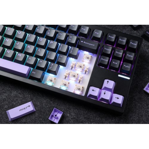Клавіатура MCHOSE GX87 Ultra RGB Mechanical KTT Vintage White Switch Wireless (MC-GX87-A6-UA) Black Anodic Oxidation купити в Україні: Київ, Львів, Хмельницький, Тернопіль | Низька ціна, відгуки, характеристики від TELEMART фото