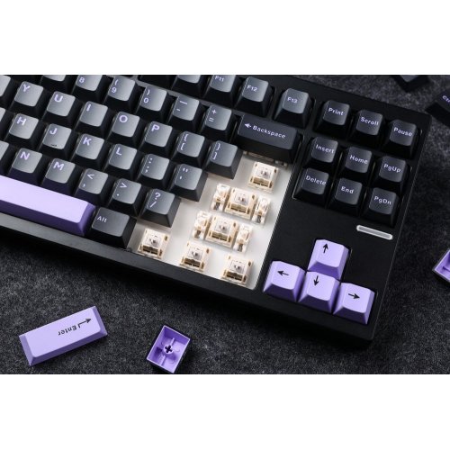 Клавіатура MCHOSE GX87 Ultra RGB Mechanical KTT Vintage White Switch Wireless (MC-GX87-A6-UA) Black Anodic Oxidation купити в Україні: Київ, Львів, Хмельницький, Тернопіль | Низька ціна, відгуки, характеристики від TELEMART фото