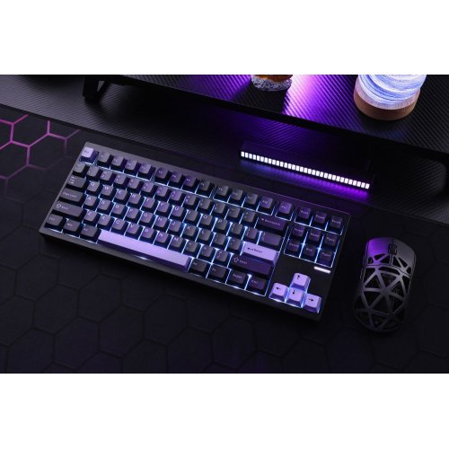 Клавіатура MCHOSE GX87 Ultra RGB Mechanical KTT Vintage White Switch Wireless (MC-GX87-A6-UA) Black Anodic Oxidation купити в Україні: Київ, Львів, Хмельницький, Тернопіль | Низька ціна, відгуки, характеристики від TELEMART фото
