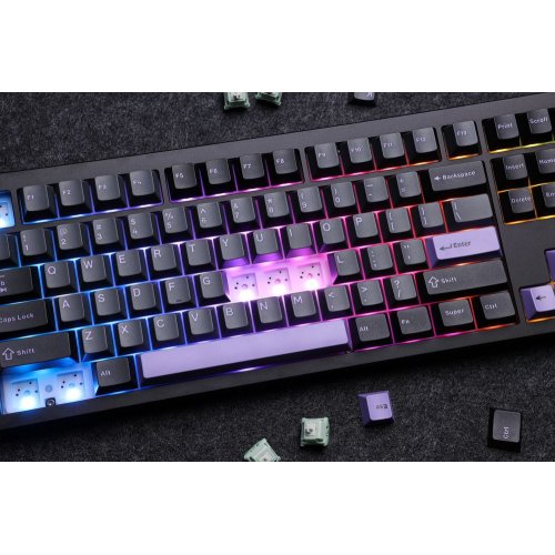 Клавіатура MCHOSE GX87 Ultra RGB Mechanical KTT Vintage White Switch Wireless (MC-GX87-A6-UA) Black Anodic Oxidation купити в Україні: Київ, Львів, Хмельницький, Тернопіль | Низька ціна, відгуки, характеристики від TELEMART фото