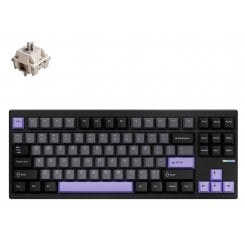 Клавиатура MCHOSE GX87 Ultra RGB Mechanical KTT Vintage White Switch Wireless (MC-GX87-A6-UA) Black Anodic Oxidation