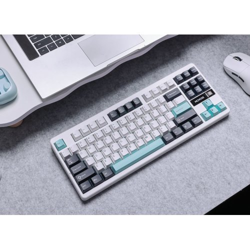 Клавіатура MCHOSE G87 RGB Mechanical Cabbage Tofu Switch V2 Wireless (MC-G87-2-UA) Cyan Blue купити в Україні: Київ, Львів, Хмельницький, Тернопіль | Низька ціна, відгуки, характеристики від TELEMART фото