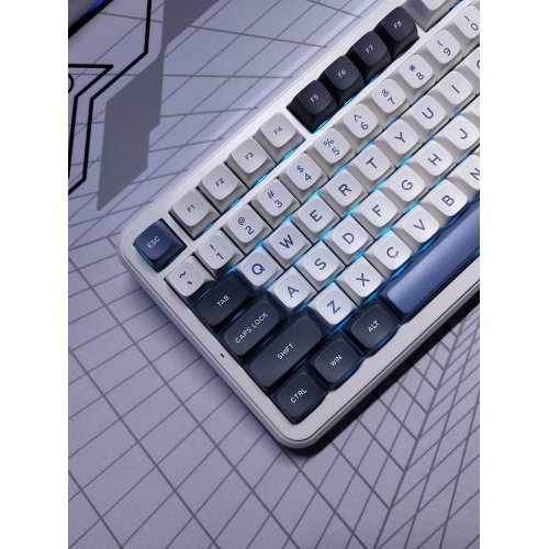 Клавіатура MCHOSE K99 RGB Mechanical Hyacinth Switch Wireless (MC-K99-3A) Navy Blue купити в Україні: Київ, Львів, Хмельницький, Тернопіль | Низька ціна, відгуки, характеристики від TELEMART фото