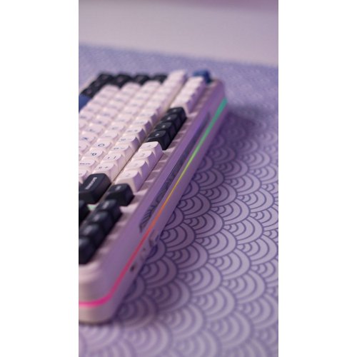Клавіатура MCHOSE K99 RGB Mechanical Hyacinth Switch Wireless (MC-K99-3A) Navy Blue купити в Україні: Київ, Львів, Хмельницький, Тернопіль | Низька ціна, відгуки, характеристики від TELEMART фото