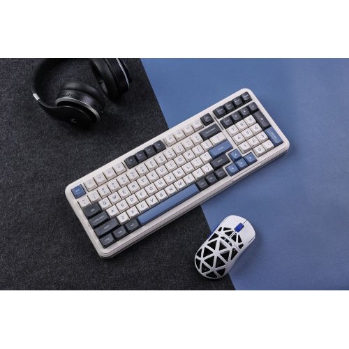 Клавіатура MCHOSE K99 RGB Mechanical Hyacinth Switch Wireless (MC-K99-3A) Navy Blue купити в Україні: Київ, Львів, Хмельницький, Тернопіль | Низька ціна, відгуки, характеристики від TELEMART фото