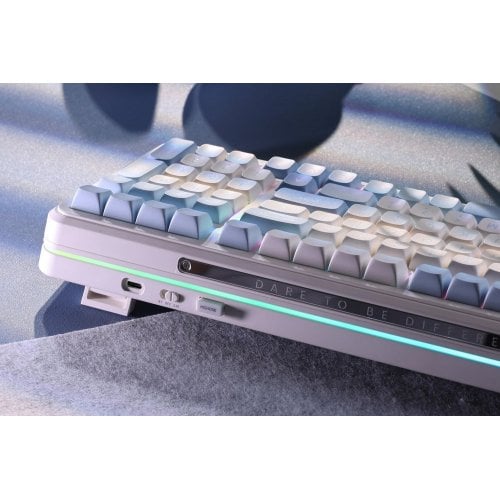 Купить Клавиатура MCHOSE K99 RGB Mechanical Hyacinth Switch Wireless (MC-K99-4A) Horizon Orange - цена в Харькове, Киеве, Днепре, Одессе
в интернет-магазине Telemart фото