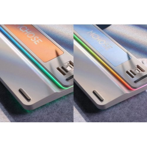Купить Клавиатура MCHOSE K99 RGB Mechanical Hyacinth Switch Wireless (MC-K99-4A) Horizon Orange - цена в Харькове, Киеве, Днепре, Одессе
в интернет-магазине Telemart фото