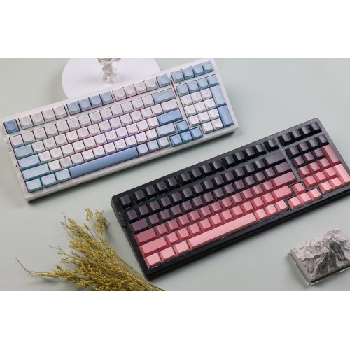 Клавіатура MCHOSE G98 Pro RGB Mechanical Flame Orange Switch Wireless (MC-G98S-2) Blue купити в Україні: Київ, Львів, Хмельницький, Тернопіль | Низька ціна, відгуки, характеристики від TELEMART фото