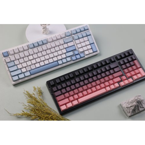 Клавіатура MCHOSE G98 Pro RGB Mechanical Flame Orange Switch Wireless (MC-G98S-2) Blue купити в Україні: Київ, Львів, Хмельницький, Тернопіль | Низька ціна, відгуки, характеристики від TELEMART фото