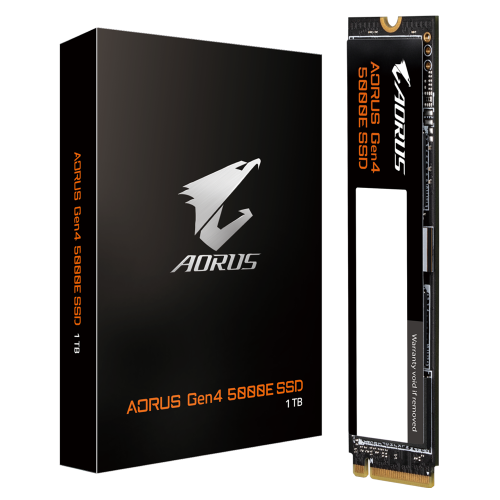 Купить Уценка ssd-диск Gigabyte AORUS Gen4 5000E 3D NAND TLC 1024GB M.2 (2280 PCI-E) NVMe 1.4 (AG450E1024-G) (Вскрыта  упаковка, 764912) с проверкой совместимости: обзор, характеристики, цена в Киеве, Днепре, Одессе, Харькове, Украине | интернет-магазин TELEMART.UA фото