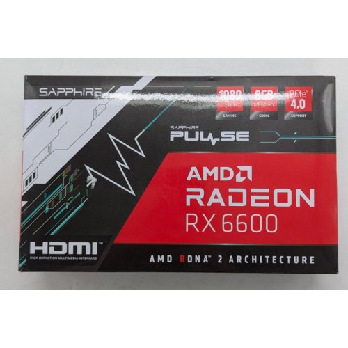 Відеокарта Sapphire Radeon RX 6600 PULSE 8192MB (11310-01-20G) (Відновлено продавцем, 764915) купити з перевіркою сумісності: огляд, характеристики, ціна у Києві, Львові, Вінниці, Хмельницькому, Івано-Франківську, Україні | інтернет-магазин TELEMART.UA фото
