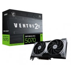 Уценка видеокарта MSI GeForce RTX 5070 VENTUS 2X OC 12288MB (RTX 5070 12G VENTUS 2X OC) (Следы использования, 764917)
