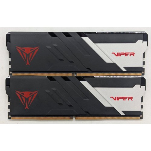 Озп Patriot DDR5 32GB (2x16GB) 5600Mhz Viper Venom (PVV532G560C36K) (Відновлено продавцем, 764919) купити з перевіркою сумісності: огляд, характеристики, ціна у Києві, Львові, Вінниці, Хмельницькому, Івано-Франківську, Україні | інтернет-магазин TELEMART.UA фото