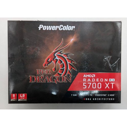 Купить Видеокарта PowerColor Radeon RX 5700 XT Red Devil 8192MB (AXRX 5700XT 8GBD6-3DHE/OC) (Восстановлено продавцом, 764949) с проверкой совместимости: обзор, характеристики, цена в Киеве, Днепре, Одессе, Харькове, Украине | интернет-магазин TELEMART.UA фото