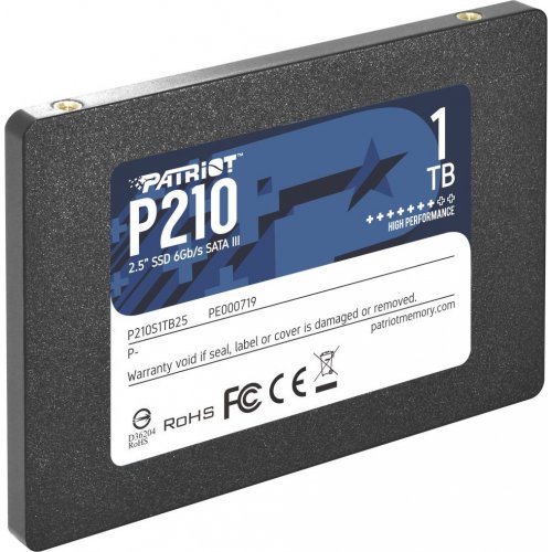 Купить Уценка ssd-диск Patriot P210 1TB 2.5" (P210S1TB25) (Следы использования, 764955) с проверкой совместимости: обзор, характеристики, цена в Киеве, Днепре, Одессе, Харькове, Украине | интернет-магазин TELEMART.UA фото
