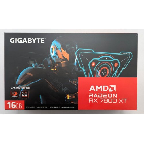 Купить Видеокарта Gigabyte Radeon RX 7800 XT Gaming OC 16384MB (GV-R78XTGAMING OC-16GD) (Восстановлено продавцом, 764971) с проверкой совместимости: обзор, характеристики, цена в Киеве, Днепре, Одессе, Харькове, Украине | интернет-магазин TELEMART.UA фото