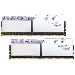 Озу G.Skill DDR4 16GB (2x8GB) 3600Mhz Trident Z Royal Silver (F4-3600C18D-16GTRS) (Восстановлено продавцом, 764994)