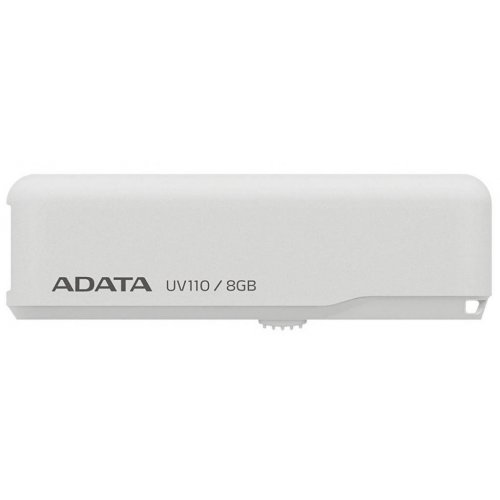 Купить Накопитель A-Data UV110 8GB USB 2.0 White (AUV110-8G-RWH) - цена в Харькове, Киеве, Днепре, Одессе
в интернет-магазине Telemart фото