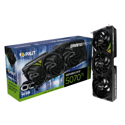 Купить Видеокарта Palit GeForce RTX 5070 Ti GamingPro-S OC 16384MB (NE7507TS19T2-GB2031U) с проверкой совместимости: обзор, характеристики, цена в Киеве, Днепре, Одессе, Харькове, Украине | интернет-магазин TELEMART.UA фото