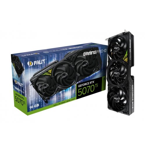Фото Відеокарта Palit GeForce RTX 5070 Ti GamingPro-S 16384MB (NE7507T019T2-GB2031U)