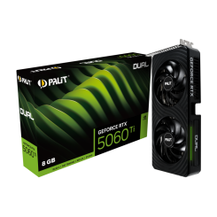 Видеокарта Palit GeForce RTX 5060 Ti Dual 8192MB (NE7506T019P1-GB2062D)