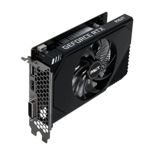 Відеокарта Palit GeForce RTX 3050 StormX OC 6144MB (NE63050S18JE-1072F) купити з перевіркою сумісності: огляд, характеристики, ціна у Києві, Львові, Вінниці, Хмельницькому, Івано-Франківську, Україні | інтернет-магазин TELEMART.UA фото