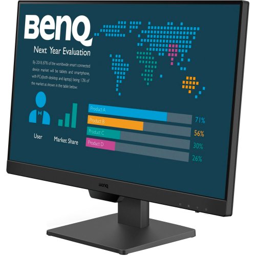 Купить Монитор BenQ 23.8" BL2490 (9H.LM5LJ.LBE) Black - цена в Харькове, Киеве, Днепре, Одессе
в интернет-магазине Telemart фото
