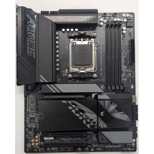 Купить Материнская плата Gigabyte X870E AORUS ELITE WIFI7 (sAM5, AMD X870E) (Восстановлено продавцом, 765199) с проверкой совместимости: обзор, характеристики, цена в Киеве, Днепре, Одессе, Харькове, Украине | интернет-магазин TELEMART.UA фото