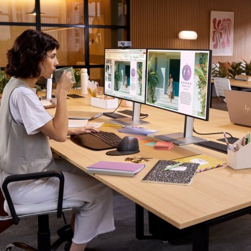 Купить Монитор HP 27" S7 Pro 727pu (8J9E6AA) Black/Silver - цена в Харькове, Киеве, Днепре, Одессе
в интернет-магазине Telemart фото