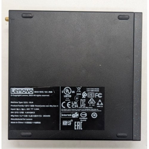 Купить Неттоп Lenovo ThinkCentre Neo 50q Gen 4 (12LN003UUI) Black (Восстановлено продавцом, 765228) - цена в Харькове, Киеве, Днепре, Одессе
в интернет-магазине Telemart фото