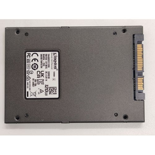 Ssd-диск Kingston SSDNow A400 TLC 120GB 2.5'' (SA400S37/120G) (Відновлено продавцем, 765239) купити з перевіркою сумісності: огляд, характеристики, ціна у Києві, Львові, Вінниці, Хмельницькому, Івано-Франківську, Україні | інтернет-магазин TELEMART.UA фото