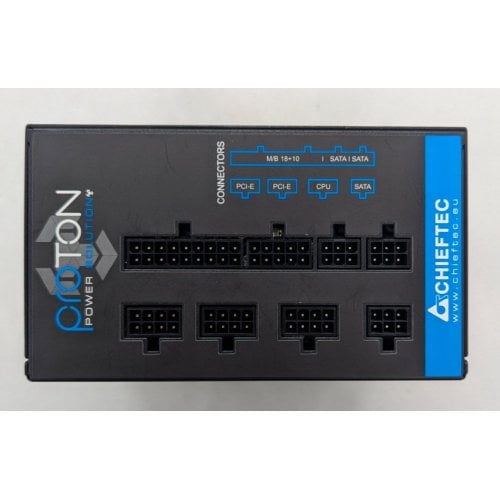 Блок живлення CHIEFTEC Proton 750W (BDF-750C) (Відновлено продавцем, 765297) купити з перевіркою сумісності: огляд, характеристики, ціна у Києві, Львові, Вінниці, Хмельницькому, Івано-Франківську, Україні | інтернет-магазин TELEMART.UA фото