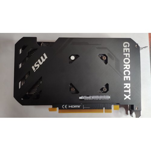 Купить Уценка видеокарта MSI GeForce RTX 4060 VENTUS 2X BLACK OC 8192MB (RTX 4060 VENTUS 2X BLACK 8G OC) (Следы использования, 765305) с проверкой совместимости: обзор, характеристики, цена в Киеве, Днепре, Одессе, Харькове, Украине | интернет-магазин TELEMART.UA фото