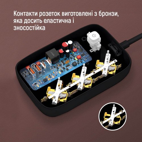 Купить Сетевой фильтр СolorWay 2 м 3 розетки + 2 x USB + 2 x USB Type-C (CW-CHE34PDB) Black - цена в Харькове, Киеве, Днепре, Одессе
в интернет-магазине Telemart фото
