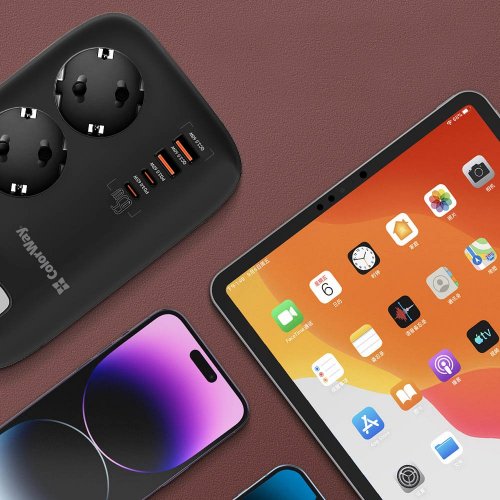 Купить Сетевой фильтр СolorWay 2 м 3 розетки + 2 x USB + 2 x USB Type-C (CW-CHE34PDB) Black - цена в Харькове, Киеве, Днепре, Одессе
в интернет-магазине Telemart фото