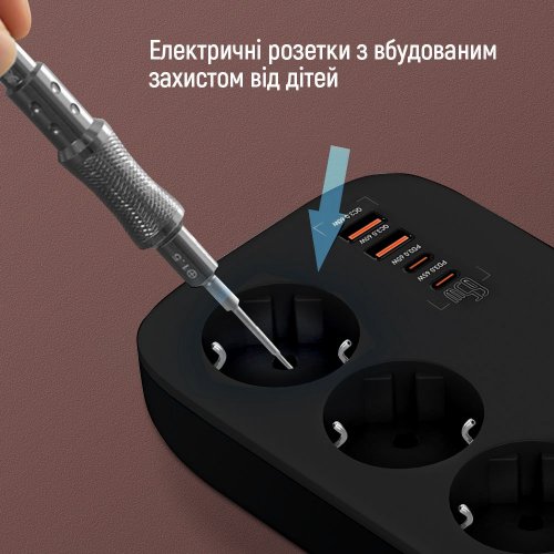 Купить Сетевой фильтр СolorWay 2 м 3 розетки + 2 x USB + 2 x USB Type-C (CW-CHE34PDB) Black - цена в Харькове, Киеве, Днепре, Одессе
в интернет-магазине Telemart фото