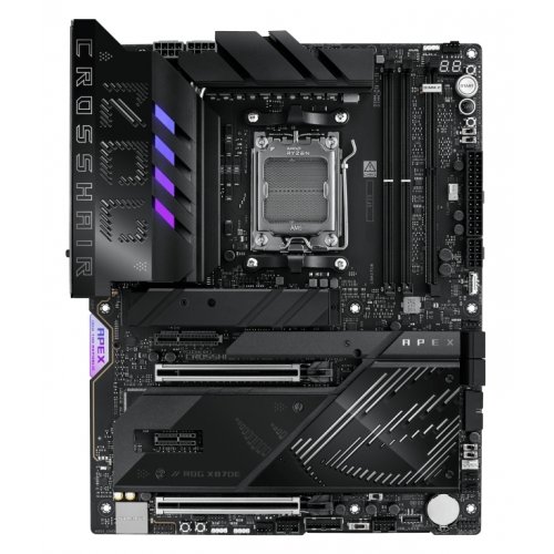 Купить Материнская плата Asus ROG CROSSHAIR X870E APEX (sAM5, AMD X870E) с проверкой совместимости: обзор, характеристики, цена в Киеве, Днепре, Одессе, Харькове, Украине | интернет-магазин TELEMART.UA фото