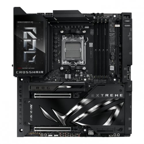 Купить Материнская плата Asus ROG CROSSHAIR X870E EXTREME (sAM5, AMD X870E) с проверкой совместимости: обзор, характеристики, цена в Киеве, Днепре, Одессе, Харькове, Украине | интернет-магазин TELEMART.UA фото